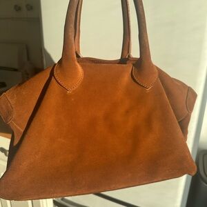 MARK & GRAHAM brown Suede Women's purse